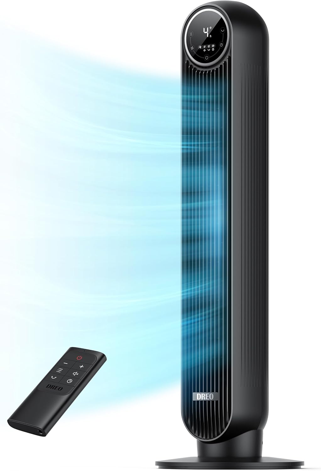 Dreo 28dB Silent Tower Fan, 25ft/s Velocity Electric Cooling Fan with Remote Control 90° Oscillating 4 Speeds 4 Modes 8H Timer LED Display, Quiet Standing Bladeless Floor Fans for Bedroom, Nomad One Dreo 28dB Silent Tower Fan, 25ft/s Velocity Electric Cooling Fan with Remote Control 90° Oscillating 4 Speeds 4 Modes 8H Timer LED Display, Quiet Standing Bladeless Floor Fans for Bedroom, Nomad One