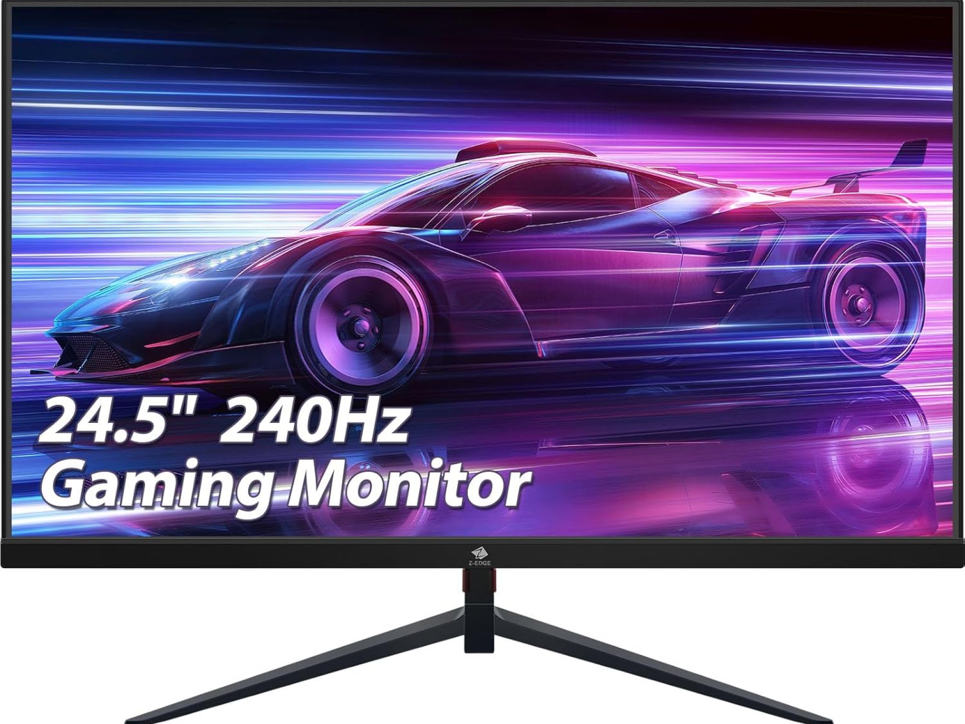 Z-Edge 25 Inch (24.5 Inch) Gaming Monitor 240Hz 1ms MPRT Full HD VA Panel, Ultra-Thin Bezel, FreeSync, HDMI2.0 & DisplayPort1.4, VESA Mountable, Black Z-Edge 25 Inch (24.5 Inch) Gaming Monitor 240Hz 1ms MPRT Full HD VA Panel, Ultra-Thin Bezel, FreeSync, HDMI2.0 & DisplayPort1.4, VESA Mountable, Black