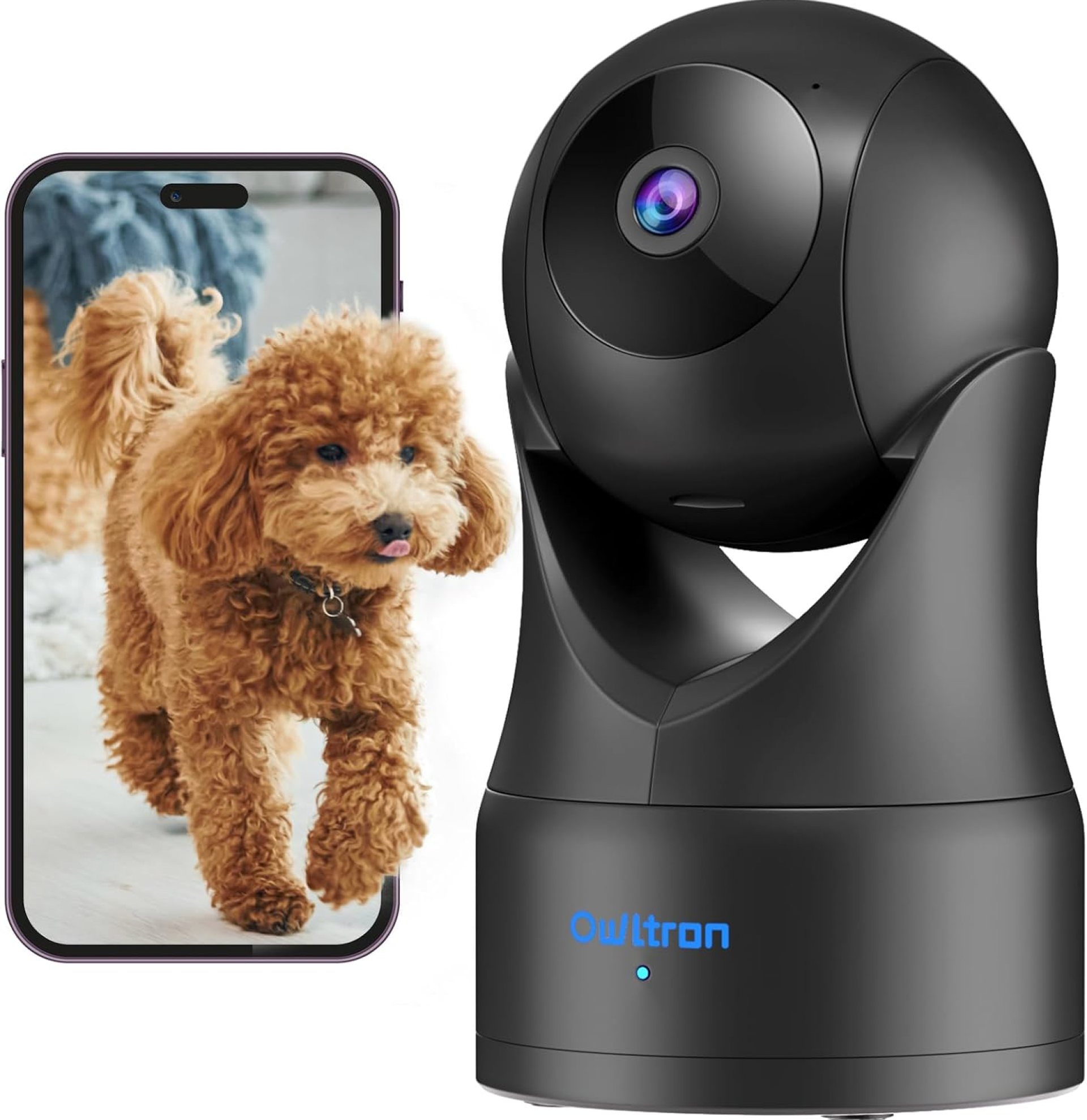 owltron 1080P Security Camera Indoor Baby Camera, Pet camera, Cameras House Security, 360° Pan/Tilt Motion Tracking, IR Night Vision, 2-Way Audio, Indoor Security Camera for Home/Pet, Work with Alexa owltron 1080P Security Camera Indoor Baby Camera, Pet camera, Cameras House Security, 360° Pan/Tilt Motion Tracking, IR Night Vision, 2-Way Audio, Indoor Security Camera for Home/Pet, Work with Alexa