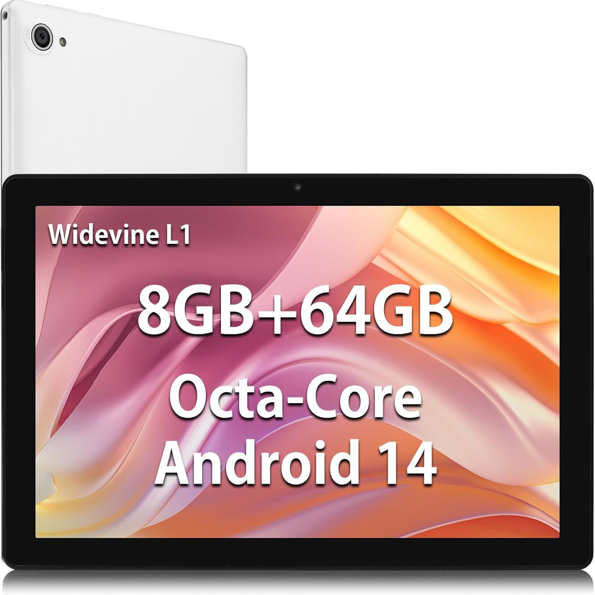 Byxsb Tablet 10 Inch Android 14 Tablets with 1280×800 HD IPS Touchscreen Octa-Core Processor 8 GB RAM + 64 GB ROM (Expand to 1 TB) 5 MP + 8 MP Dual Camera 5000 mAh Battery (White) Byxsb Tablet 10 Inch Android 14 Tablets with 1280×800 HD IPS Touchscreen Octa-Core Processor 8 GB RAM + 64 GB ROM (Expand to 1 TB) 5 MP + 8 MP Dual Camera 5000 mAh Battery (White)