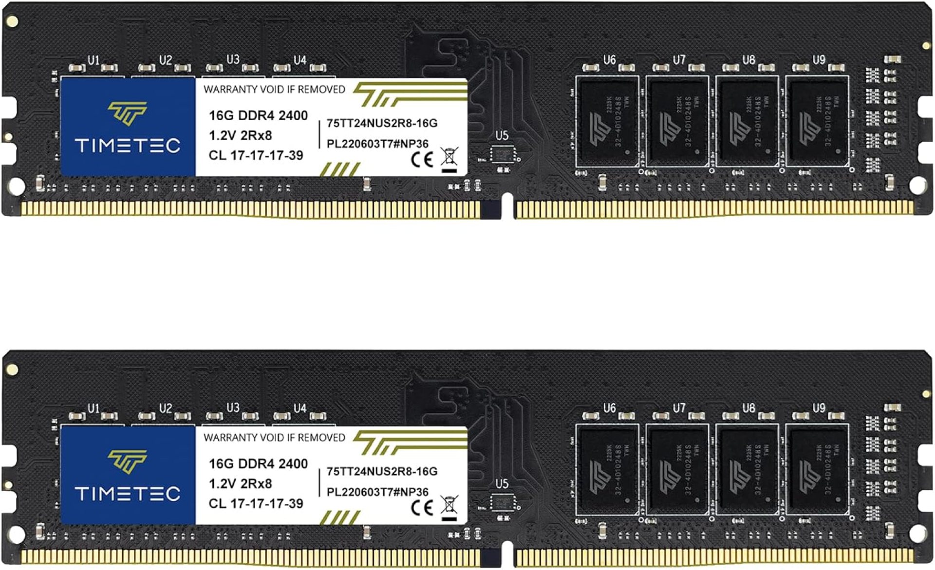 Timetec 32GB KIT(2x16GB) DDR4 2400MHz PC4-19200 Non-ECC Unbuffered 1.2V CL17 2Rx8 Dual Rank 288 Pin UDIMM Desktop PC Computer Memory RAM Module Upgrade (32GB KIT(2x16GB)) Timetec 32GB KIT(2x16GB) DDR4 2400MHz PC4-19200 Non-ECC Unbuffered 1.2V CL17 2Rx8 Dual Rank 288 Pin UDIMM Desktop PC Computer Memory RAM Module Upgrade (32GB KIT(2x16GB))