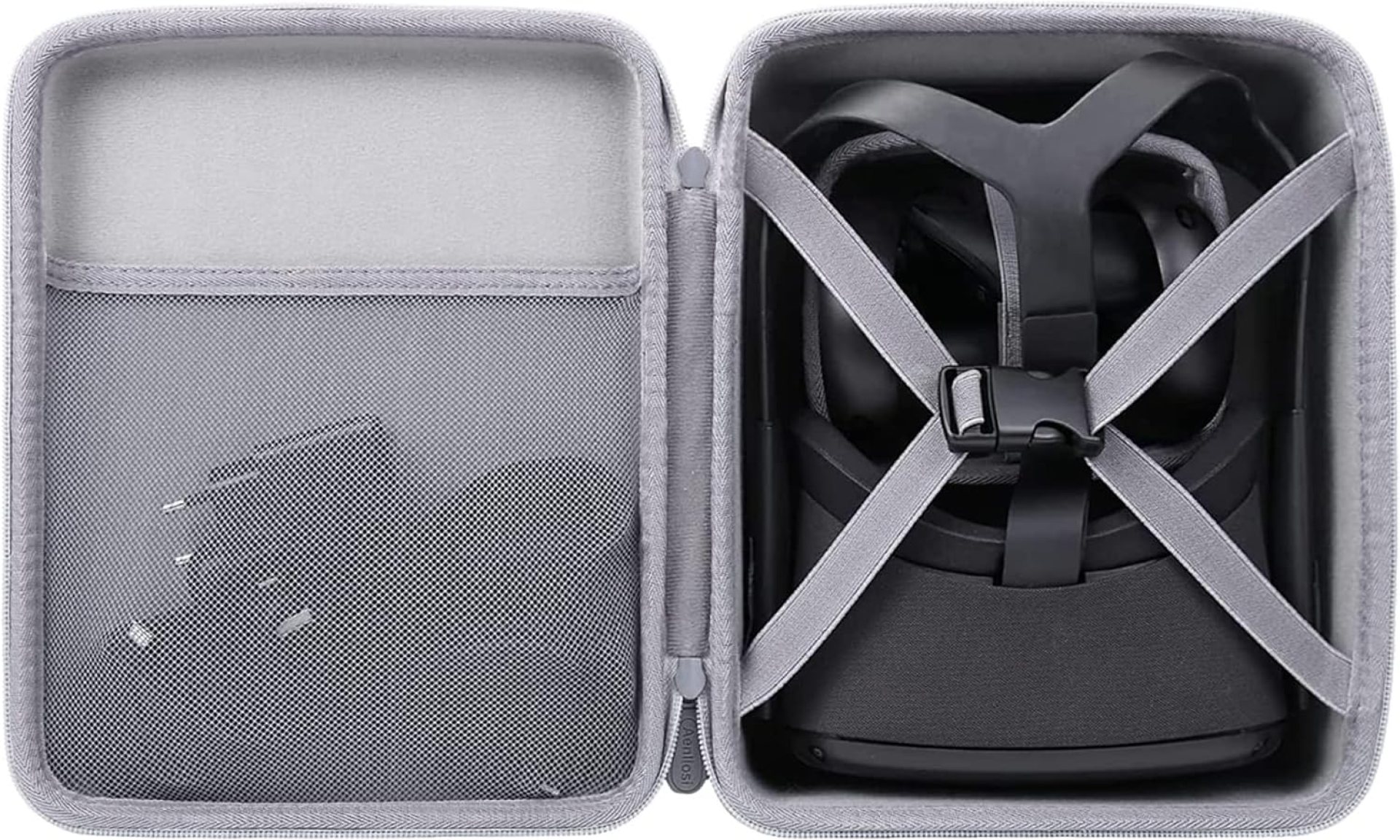 Aenllosi Hard Carrying Case Storage Box for Meta Quest 2/Oculus Quest 2/PICO 4 All-In-One VR Gaming Headset (only case) (Grey) Aenllosi Hard Carrying Case Storage Box for Meta Quest 2/Oculus Quest 2/PICO 4 All-In-One VR Gaming Headset (only case) (Grey)