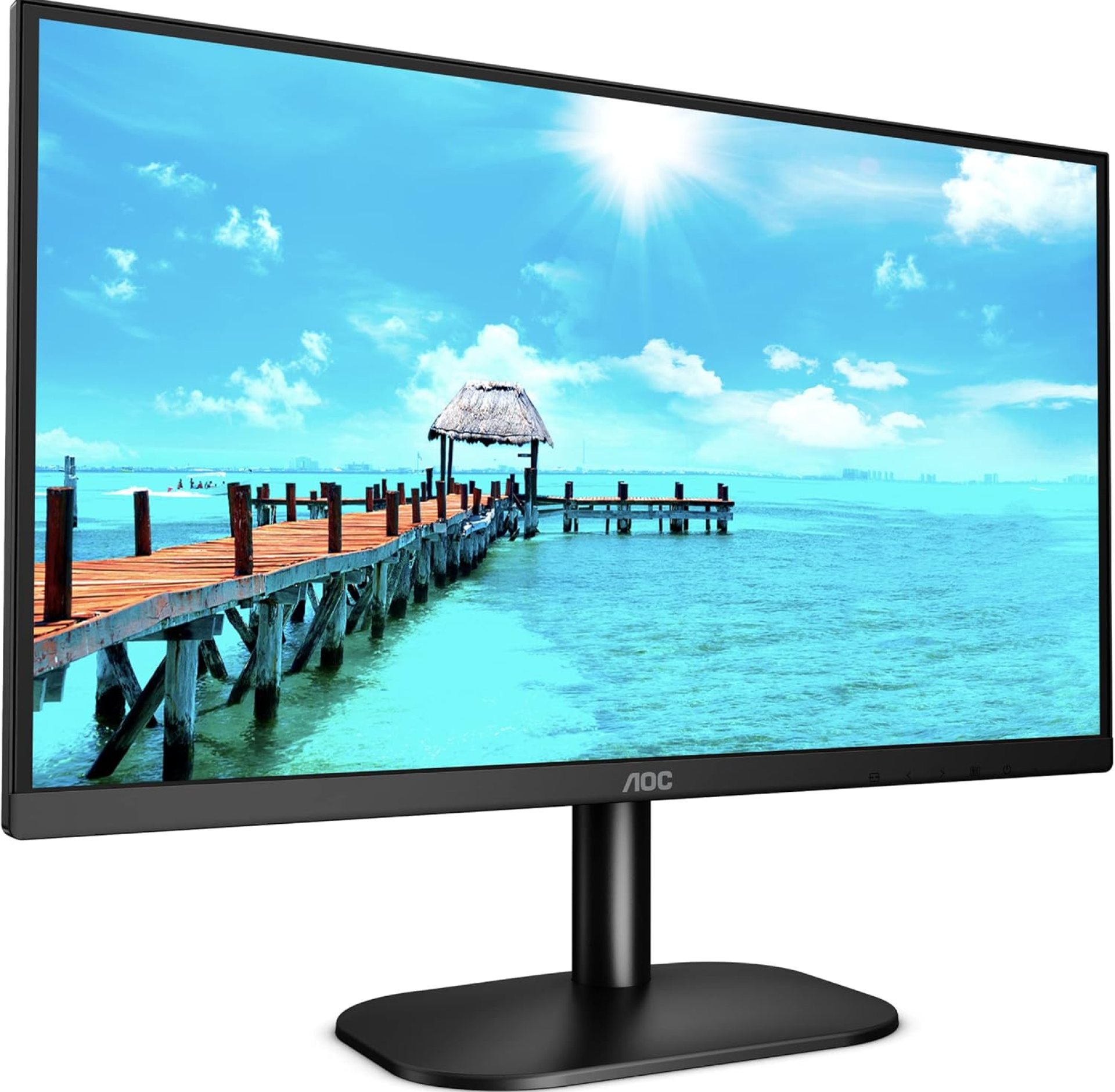AOC 22B2H – 22 inch FHD Monitor, 75Hz, VA, 7ms Frameless design, Tilt, lowBlue Mode, Flicker Free (1920 x 1080 @ 75Hz, HDMI/VGA) AOC 22B2H – 22 inch FHD Monitor, 75Hz, VA, 7ms Frameless design, Tilt, lowBlue Mode, Flicker Free (1920 x 1080 @ 75Hz, HDMI/VGA)