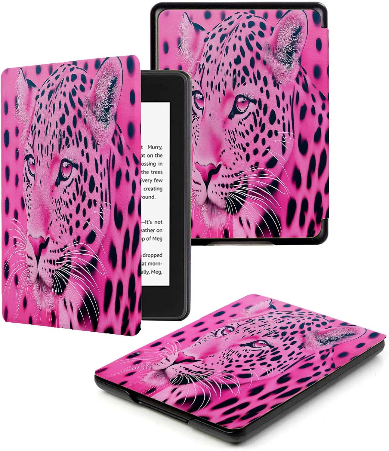 Case For 10.2-Inch Kindle Scribe (2022 Released), Slim Lightweight Pu Leather Cover With Pen Holder And Auto Wake/Sleep For Kindle Scribe E-Reader-Pink Punk Cheetah Case For 10.2-Inch Kindle Scribe (2022 Released), Slim Lightweight Pu Leather Cover With Pen Holder And Auto Wake/Sleep For Kindle Scribe E-Reader-Pink Punk Cheetah