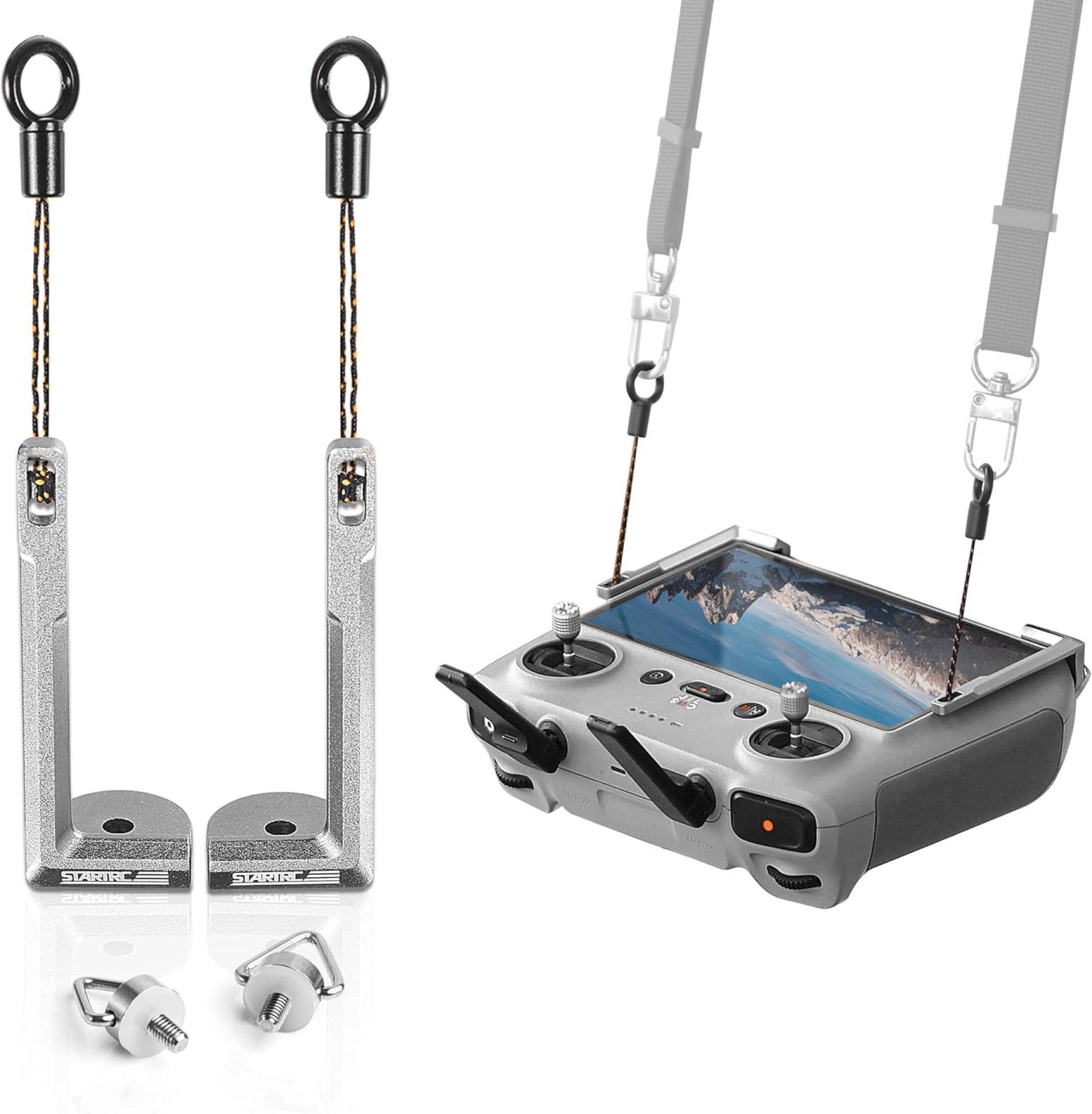 STARTRC 2-IN-1 Balance Lanyard Metal fixtures for DJI RC 2/RC Remote Mini 4 Pro Neck Strap Metal Firmware for DJI Mini 4 Pro Drone Accessories Keep Controller Screen Facing Up STARTRC 2-IN-1 Balance Lanyard Metal fixtures for DJI RC 2/RC Remote Mini 4 Pro Neck Strap Metal Firmware for DJI Mini 4 Pro Drone Accessories Keep Controller Screen Facing Up