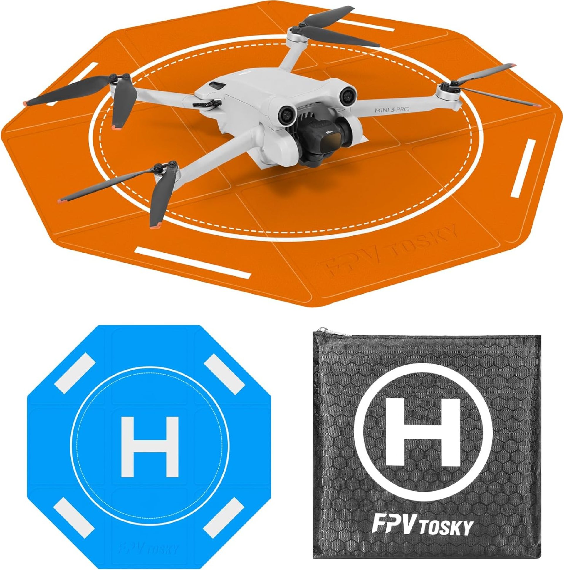 FPVtosky Drone Landing Pad, Octagonal Nighttime Reflective Foldable Portable Waterproof 20.5″ (52cm) Helicopter Landing Pad for DJI Flip/NEO/Mini 4K/Mini 4 Pro/Avata/Air 3S/Mini 3/2 SE Accessories FPVtosky Drone Landing Pad, Octagonal Nighttime Reflective Foldable Portable Waterproof 20.5″ (52cm) Helicopter Landing Pad for DJI Flip/NEO/Mini 4K/Mini 4 Pro/Avata/Air 3S/Mini 3/2 SE Accessories