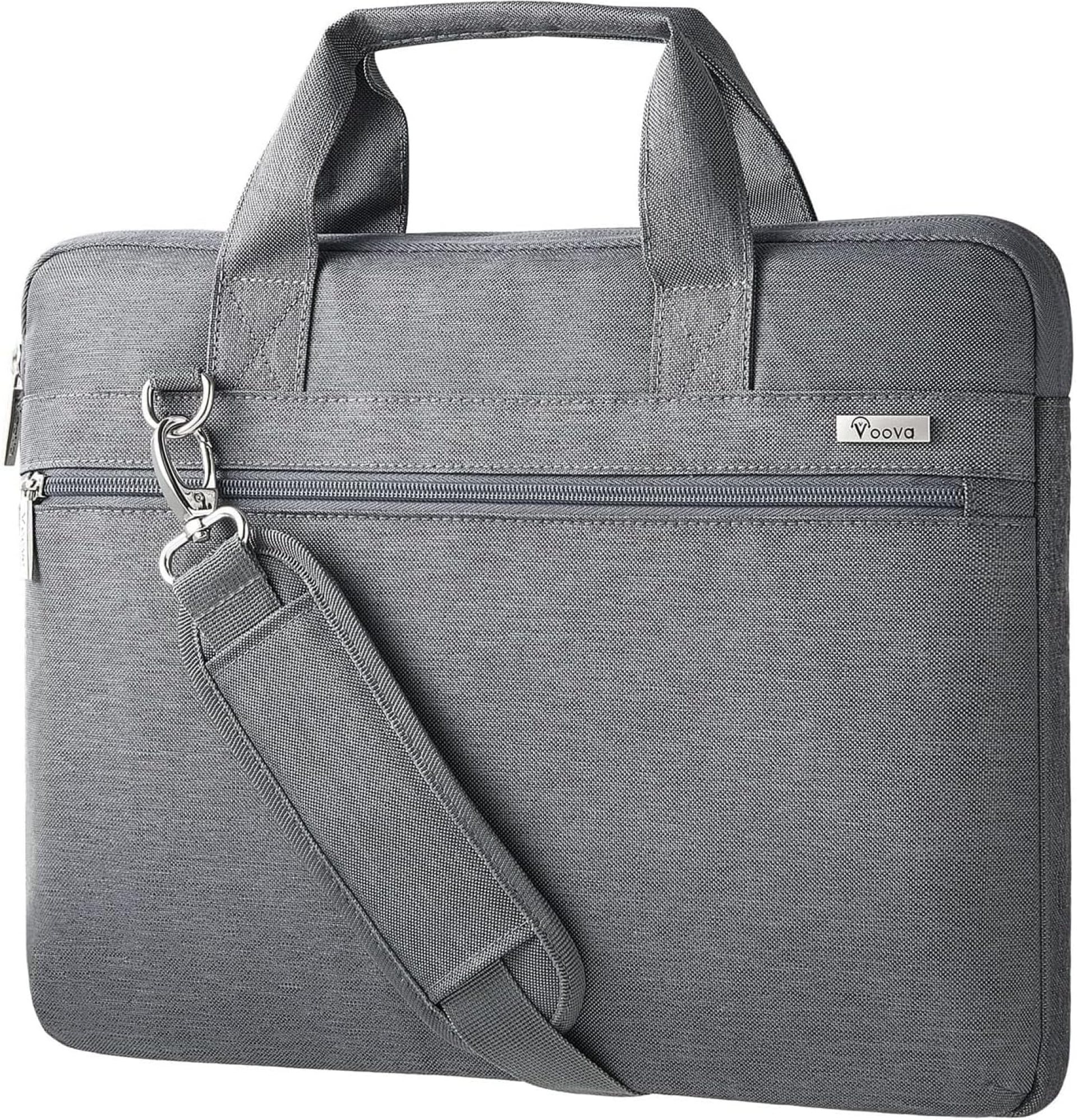 Voova Laptop Bag Case 13 13.3 14 Inch with Shoulder Strap,Waterproof Slim Computer Sleeve Cover for MacBook Air 13 M1/M2/M3,MacBook Pro 13/14,13.5″ Surface Laptop 4/5,14” Chromebook,Grey Voova Laptop Bag Case 13 13.3 14 Inch with Shoulder Strap,Waterproof Slim Computer Sleeve Cover for MacBook Air 13 M1/M2/M3,MacBook Pro 13/14,13.5″ Surface Laptop 4/5,14” Chromebook,Grey