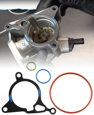 Vacuum Pump Reseal Rebuild Kit Fit for VW GTI GLI Golf Beetle Passat Jetta & A3 A4 A5 A6 Q5 Q7 1.8T & 2.0T TSI TFSI Metal and Rubber Material