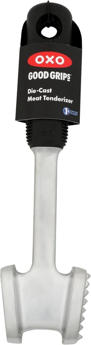 OXO Good Grips Die Cast Meat Tenderizer Black 1.85 x 2.45 x 9.75″