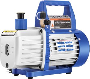 VIVOHOME 110V 1/3 HP 4.5 CFM Single Stage Rotary Vane Air Vacuum Pump with Oil Bottle