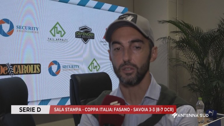 22 OTTOBRE 2025 – SERIE D – SALA STAMPA – COPPA ITALIA: FASANO – SAVOIA 3-3 (8-7 DCR) 22 OTTOBRE 2025 – SERIE D – SALA STAMPA – COPPA ITALIA: FASANO – SAVOIA 3-3 (8-7 DCR)