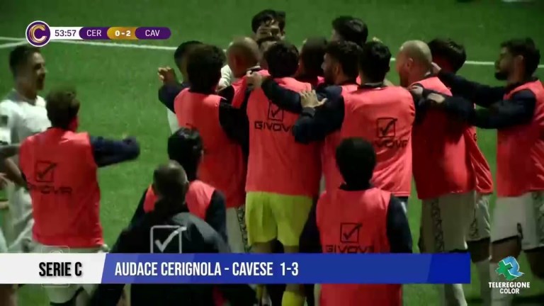 19 OTTOBRE 2025  SERIE C AUDACE CERIGNOLA – CAVESE  1-3 19 OTTOBRE 2025  SERIE C AUDACE CERIGNOLA – CAVESE  1-3