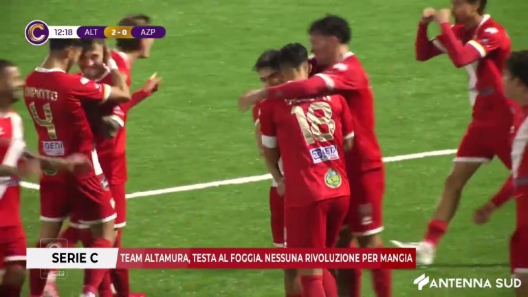 22 OTTOBRE 2025 – SERIE C TEAM ALTAMURA, TESTA AL FOGGIA  NESSUNA RIVOLUZIONE PER MANGIA 22 OTTOBRE 2025 – SERIE C TEAM ALTAMURA, TESTA AL FOGGIA  NESSUNA RIVOLUZIONE PER MANGIA