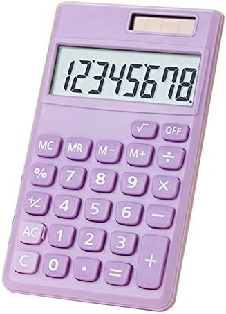 Basic Calculator, Desktop Cute Pocket Size Mini Calculators for School, Office, Home (Purple) Basic Calculator, Desktop Cute Pocket Size Mini Calculators for School, Office, Home (Purple)