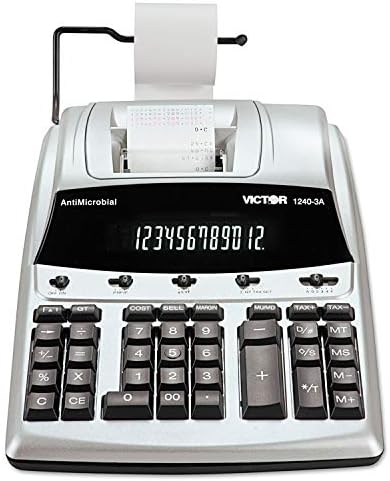 Victor 1240-3A 12 Digit Heavy Duty Commercial Printing Calculator Victor 1240-3A 12 Digit Heavy Duty Commercial Printing Calculator