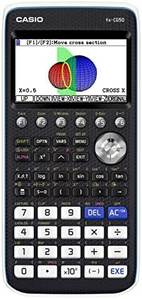 CASIO PRIZM FX-CG50 Color Graphing Calculator,Black & White,7.21″Wx10.32″Lx2.05″H CASIO PRIZM FX-CG50 Color Graphing Calculator,Black & White,7.21″Wx10.32″Lx2.05″H