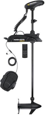 Minn Kota 1358356 Terrova® Bow Mount Freshwater Trolling Motor, 55 lbs. Thrust, 54″ Shaft, 12 Volts w/Handheld Remote, Foot Pedal & Dual Spectrum CHIRP