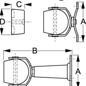 SS MAGNETIC DOOR STOP 3″ SS MAGNETIC DOOR STOP 3″