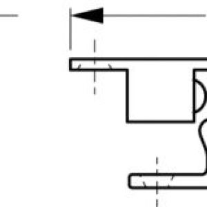 STUD CATCH 1-11/16IN X 5/16IN STUD CATCH 1-11/16IN X 5/16IN