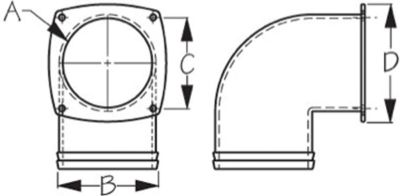 HOSE VENT ELBOW