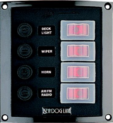 PANEL 4-GANG VERTICAL SPLASH G REPLACES P/N 354-424016