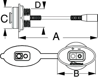 SAE POWER SOCKET BACK NUT MT