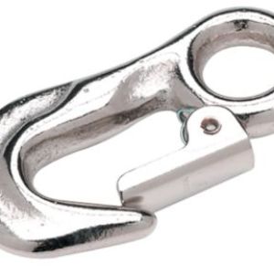 SNAP HOOK-NICKEL PLT-3 1/2 L 5/8 EYE ID SNAP HOOK-NICKEL PLT-3 1/2 L 5/8 EYE ID