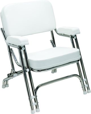 DOCK CHAIR-STAINLESS STEEL WHT