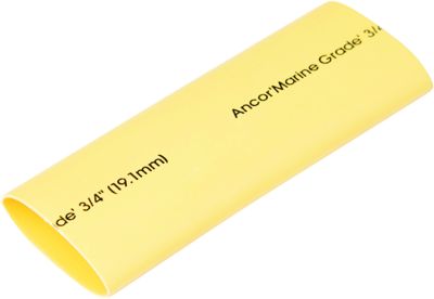 Battery Cable Heat Shrink Tubing, 1″ x 12″, Yellow, 2p