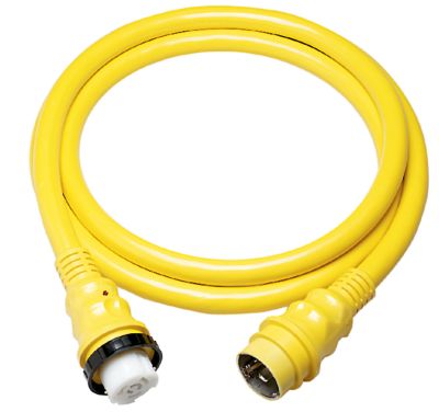 Cordset, 50A 125/250V, 50′, Yellow