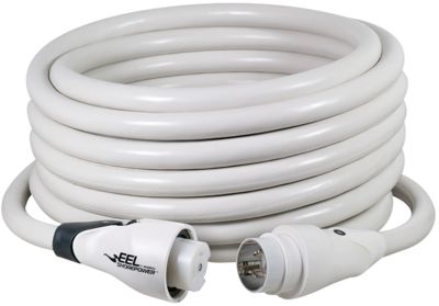 EEL Cordset, 50A 125/250V, 50′, White