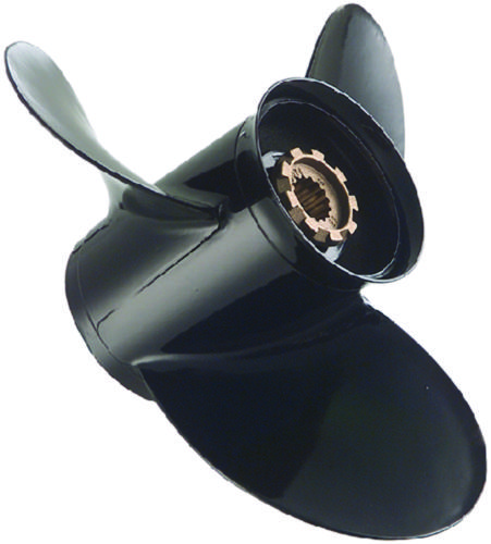 Quicksilver Black Diamond Outboard/Sterndrive Aluminum Propeller 3 Blade RH With 4-3/4 Gearcase