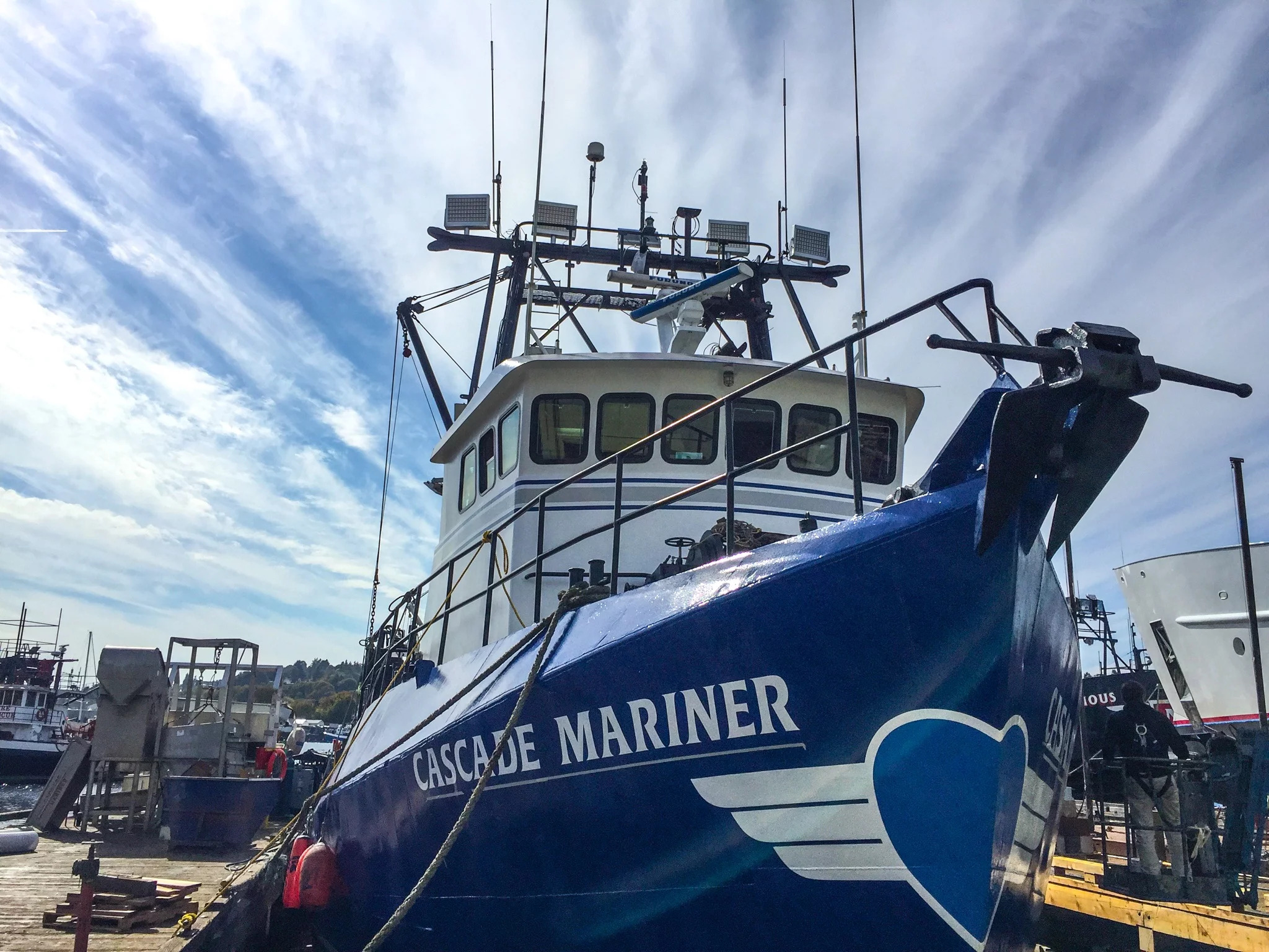 Titan 650W LED Marine Mast Light