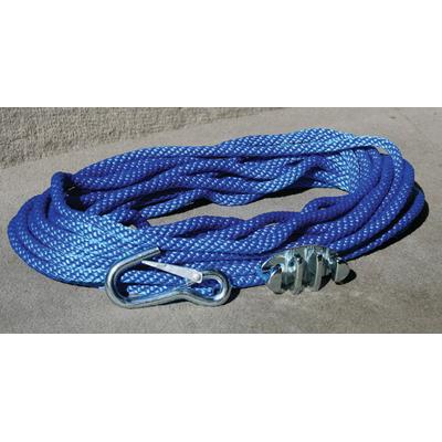 ANCHOR ROPE 100’W/CLEAT & HOOK