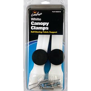 CANOPY CLAMPS WHITE 1PR/PK