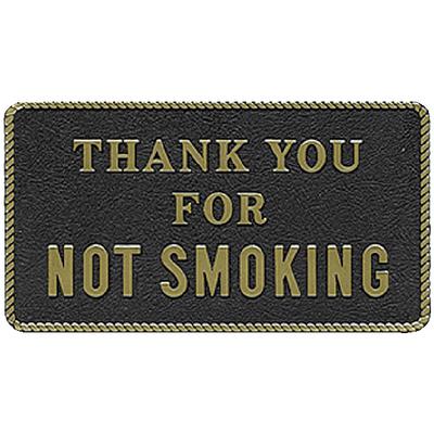 THANK YOU FOR NOT SMOKING