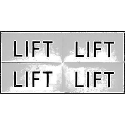 IDENTI LABEL  LIFT  4/PK