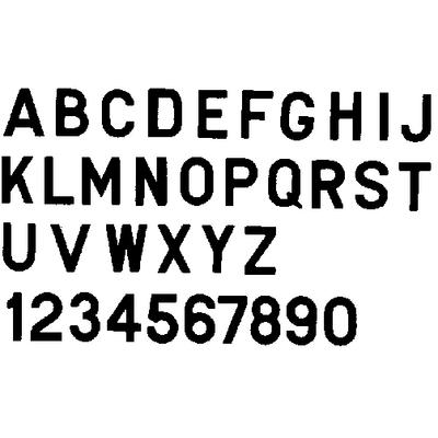LETTER BLACK 3IN STICK ON INYI