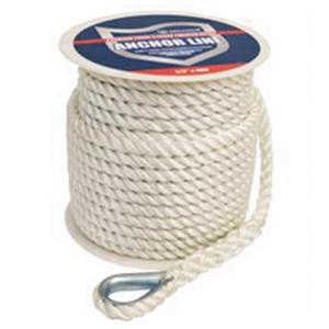 1/2X100  ANCHOR LINE WHT