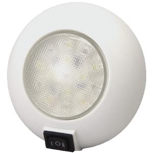 LED DOME W-SWITCH RED-WHITE