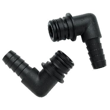 KIT QUAD PORT X 1/2 BARB 90DG