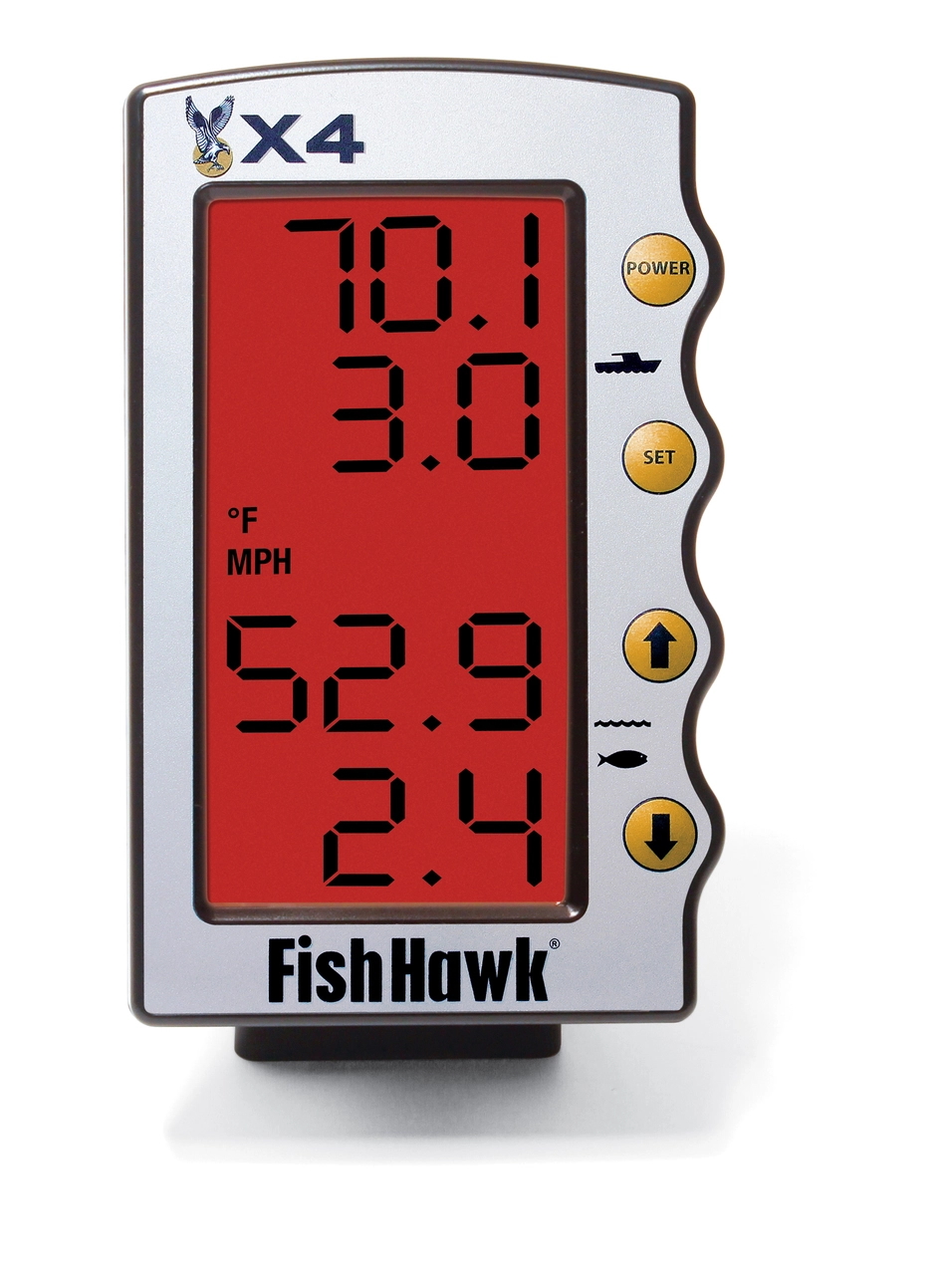 Fish Hawk X4 Display with mount (LCDFHX4)