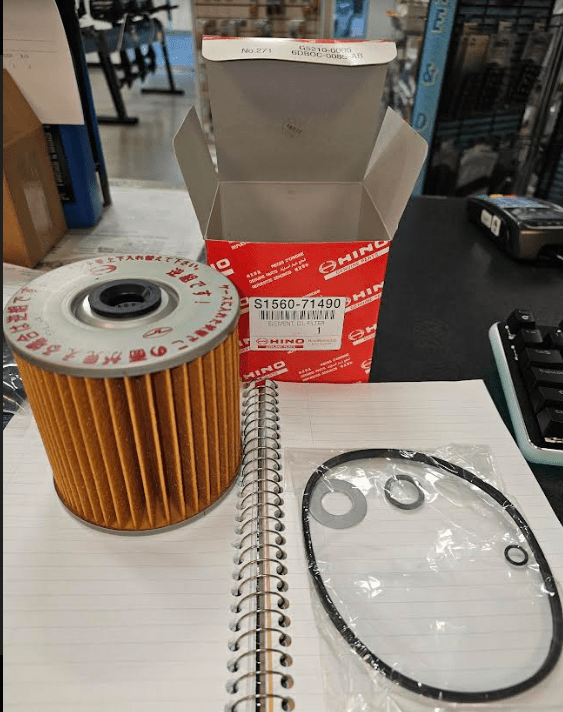 HINO ELEMENT SET(OIL FILTER) CARTERAGE TYPE