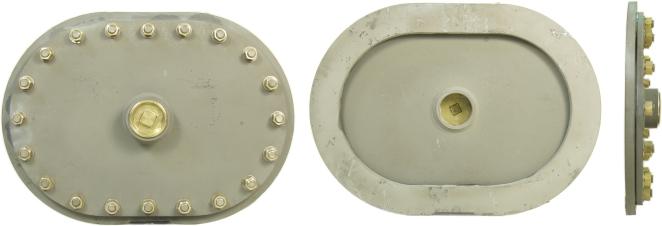 Baier Manhole – 15″ X 23″ 20-Bolt – Weld Stud