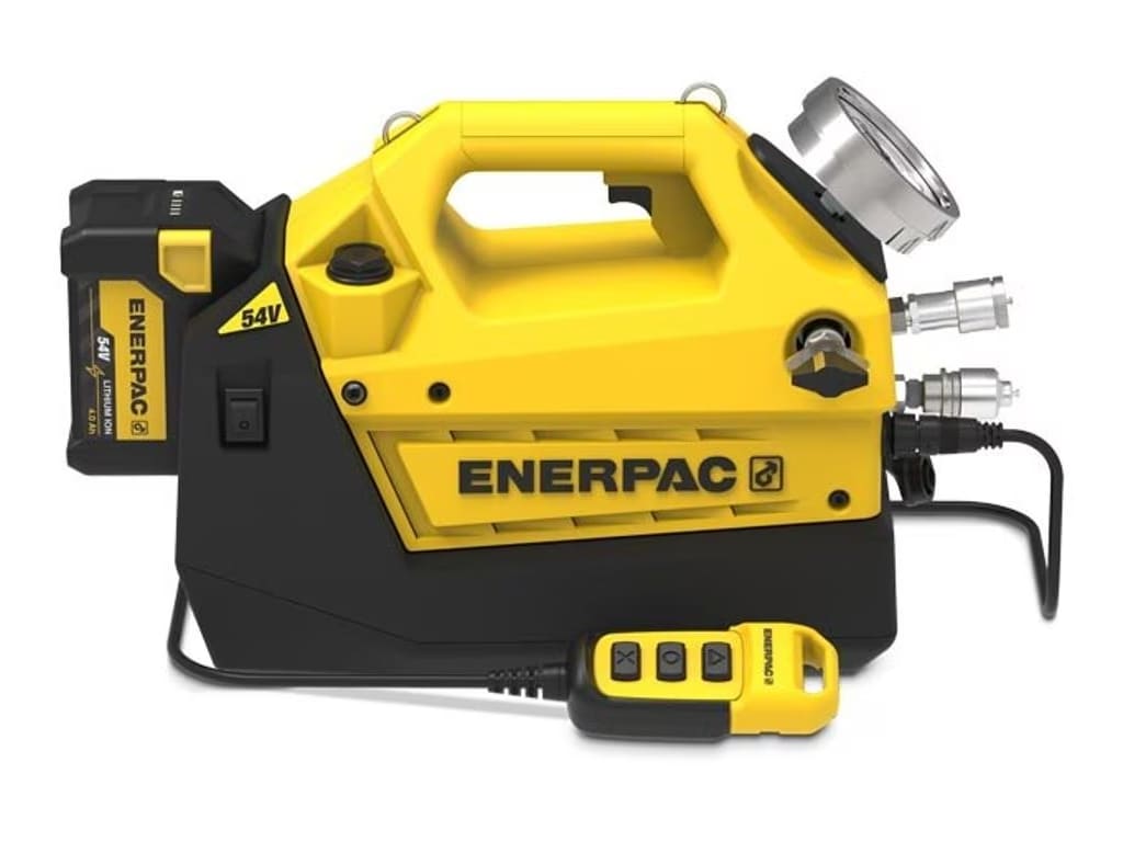 XC2502BB, Cordless Hydraulic Torque Wrench Pump, 4/2 Valve, 122 in3 Usable Oil, Pendant Control, Batteries and Charger Included, 115V, North America