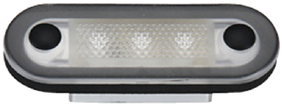 SANTIAGO 3-LED OVAL WHITE LE