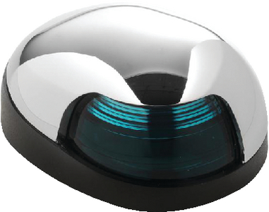 SIDELIGHT  GREEN LENS CHR CVR