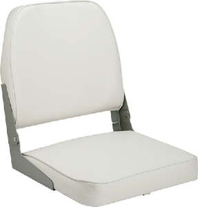 PADDED FISH SEAT WHT