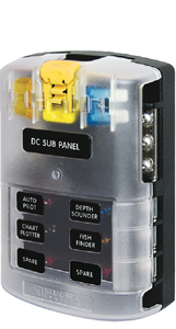 FUSE BLOCK ATO 6 CIRCUIT W/GRD