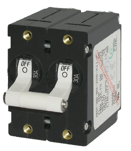 DOUBLE POLE BREAKER WHITE